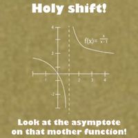 Holy Shift Look At The Asympotote On That Mother Function Garment-Dyed Women's Muscle Tee