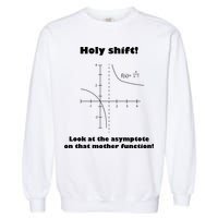 Holy Shift Look At The Asympotote On That Mother Function Garment-Dyed Sweatshirt