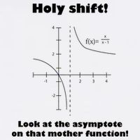 Holy Shift Look At The Asympotote On That Mother Function Garment-Dyed Sweatshirt