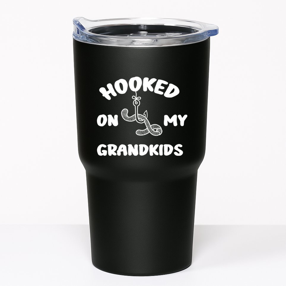 Hooked On My Grandkids Tumbler