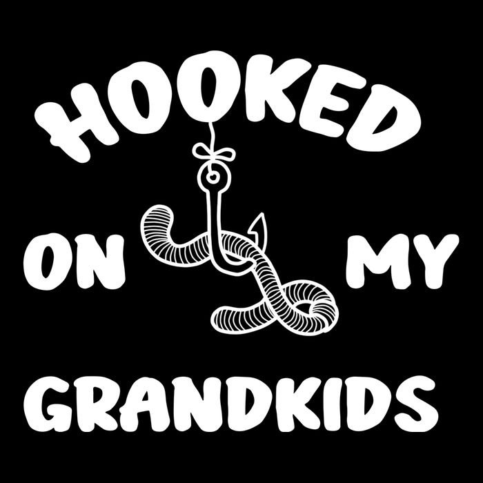 Hooked On My Grandkids Cooling Performance Long Sleeve Crew