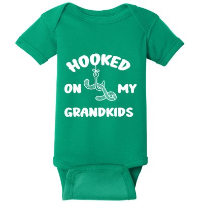 Hooked On My Grandkids Baby Bodysuit