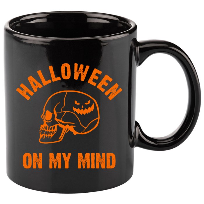 Halloween On My Mind 11oz C Handle Ceramic Mug
