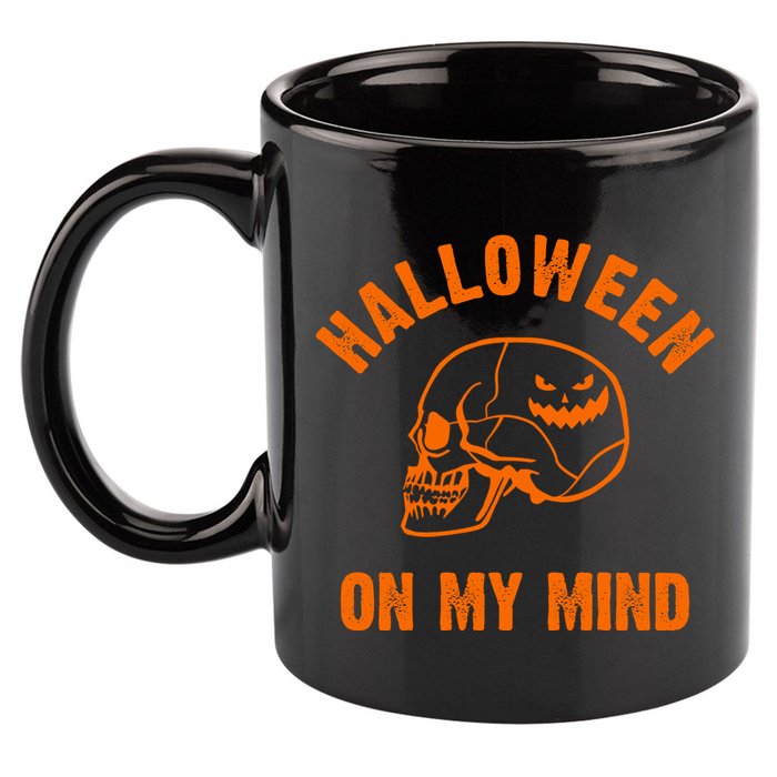 Halloween On My Mind 11oz C Handle Ceramic Mug