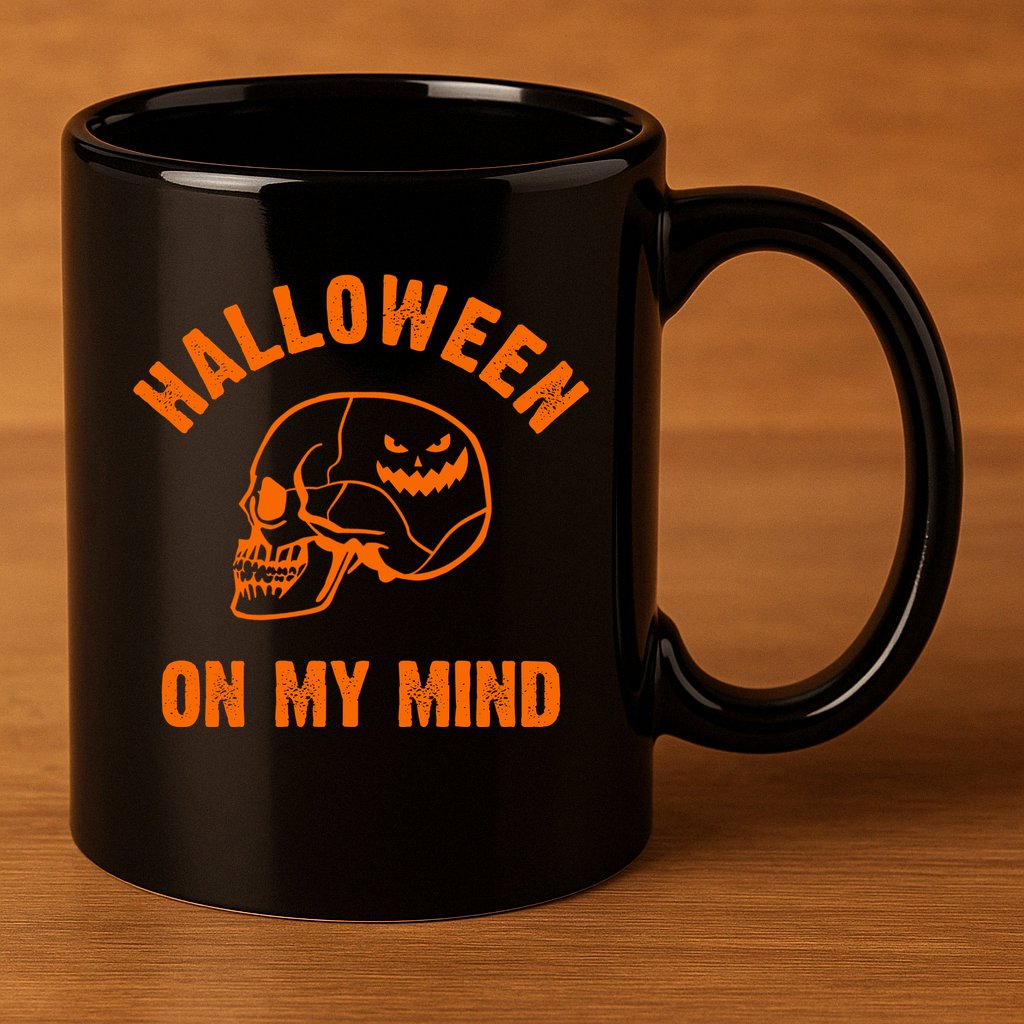 Halloween On My Mind 11oz C Handle Ceramic Mug