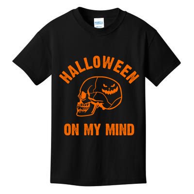 Halloween On My Mind Kids T-Shirt