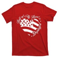 Half Of My Heart Is Deployed Husband Wife Deployment Gifts T-Shirt