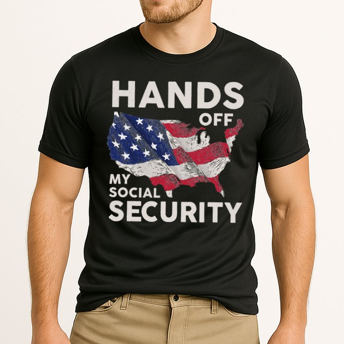 Hands Off My Social Security Cooling Performance Crew T-Shirt