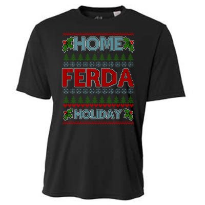 Home Freda Holiday Ugly Christmas Sweater Cooling Performance Crew T-Shirt