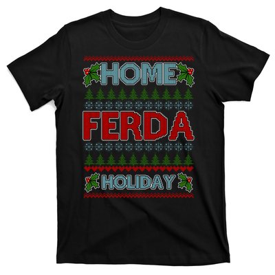 Home Freda Holiday Ugly Christmas Sweater T-Shirt