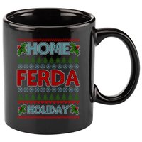 Home Freda Holiday Ugly Christmas Sweater 11oz C Handle Ceramic Mug