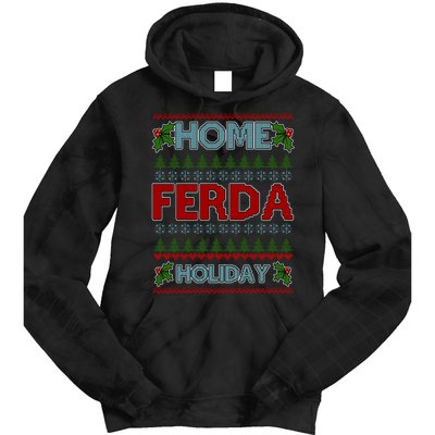 Home Freda Holiday Ugly Christmas Sweater Tie Dye Hoodie