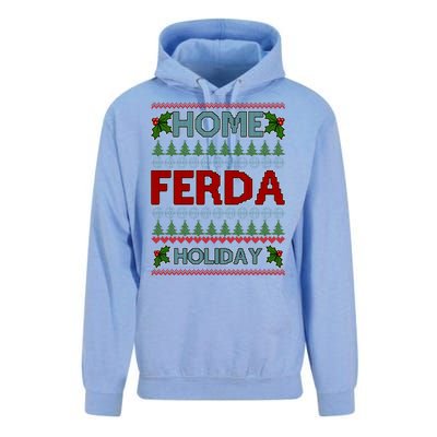 Home Freda Holiday Ugly Christmas Sweater Unisex Surf Hoodie