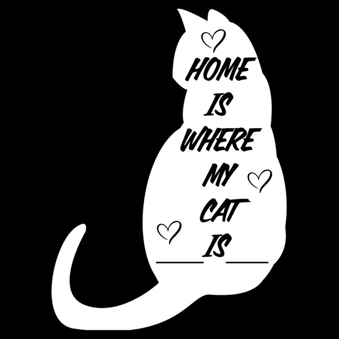 Home Is Where My Cat Is Funny Sustainable Beanie