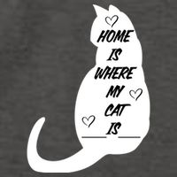 Home Is Where My Cat Is Funny Vector Backpack