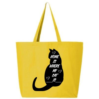 Home Is Where My Cat Is Funny 25L Jumbo Tote