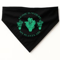 Home Is Where My Plants Are Funny Medical Marijuana USA-Made Doggie Bandana