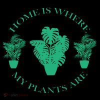 Home Is Where My Plants Are Funny Medical Marijuana Sustainable Bucket Hat