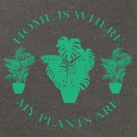 Home Is Where My Plants Are Funny Medical Marijuana Cotton Canvas Backpack
