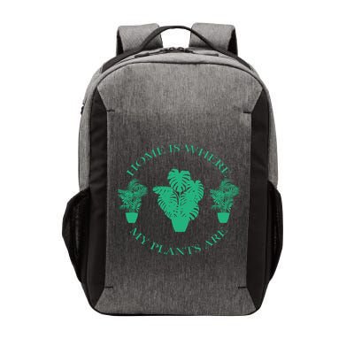 Home Is Where My Plants Are Funny Medical Marijuana Vector Backpack