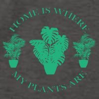 Home Is Where My Plants Are Funny Medical Marijuana Vector Backpack