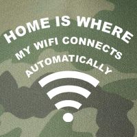 Home is Where My Wifi Connects Automatically Legacy Tie Dye Trucker Hat