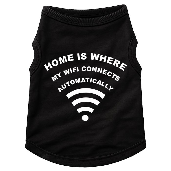 Home is Where My Wifi Connects Automatically Doggie Tank