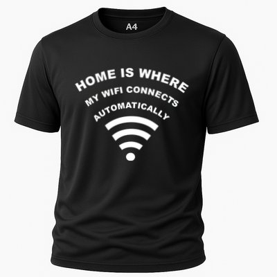 Home is Where My Wifi Connects Automatically Performance Shirt
