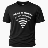Home is Where My Wifi Connects Automatically Performance Shirt