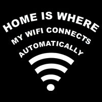Home is Where My Wifi Connects Automatically 16 in Basic Backpack