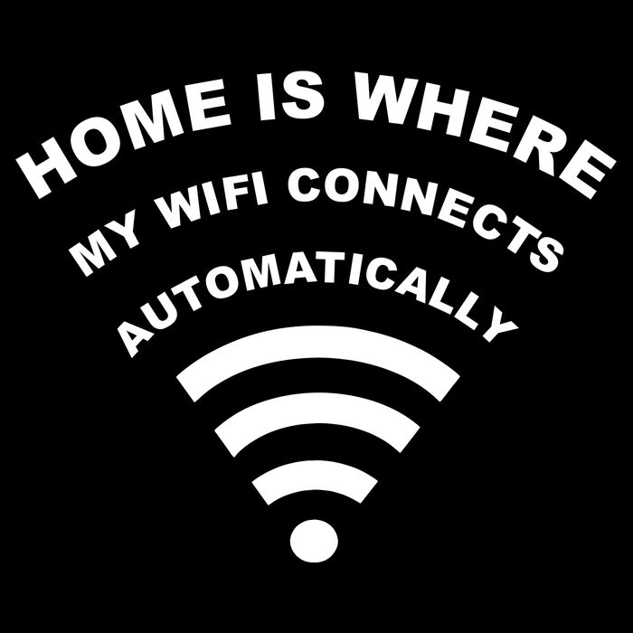 Home is Where My Wifi Connects Automatically 16 in Basic Backpack