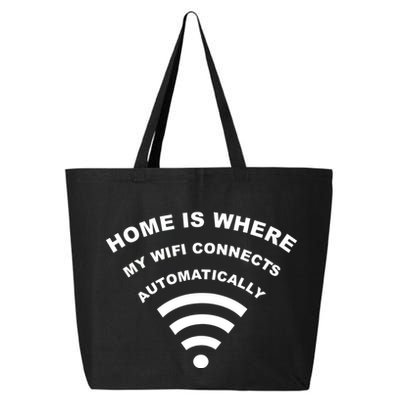 Home is Where My Wifi Connects Automatically 25L Jumbo Tote