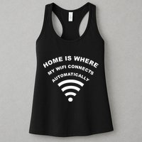 Home is Where My Wifi Connects Automatically Womens Tank Top