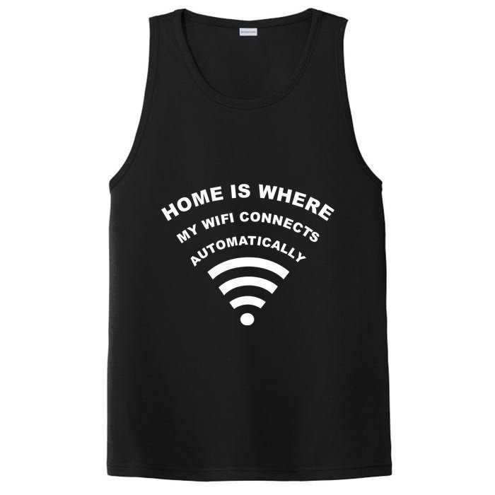 Home is Where My Wifi Connects Automatically PosiCharge Competitor Tank