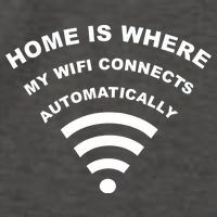 Home is Where My Wifi Connects Automatically Vector Backpack