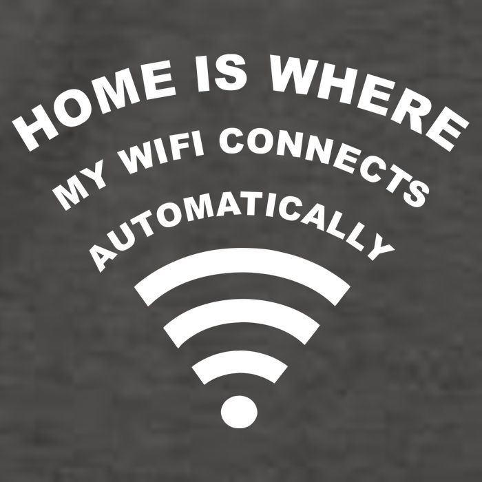 Home is Where My Wifi Connects Automatically Vector Backpack