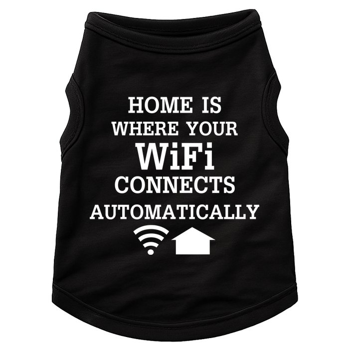 Home Is Where Wifi Connects Automatically Doggie Tank