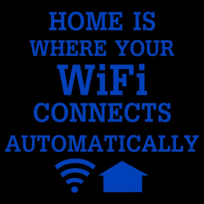 Home Is Where Wifi Connects Automatically Mug
