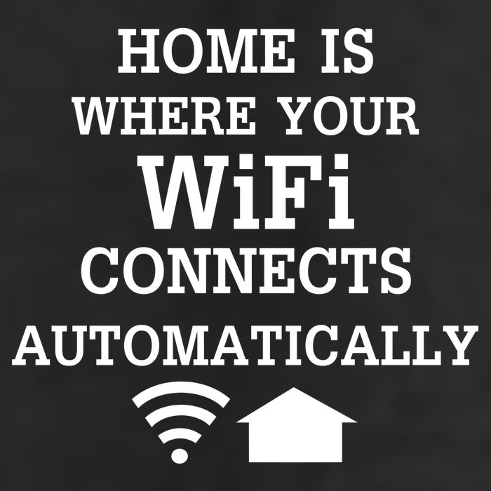 Home Is Where Wifi Connects Automatically Beanie