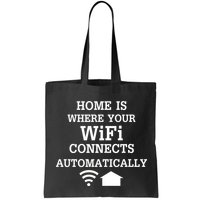Home Is Where Wifi Connects Automatically Bag