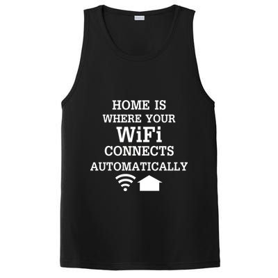 Home Is Where Wifi Connects Automatically PosiCharge Competitor Tank