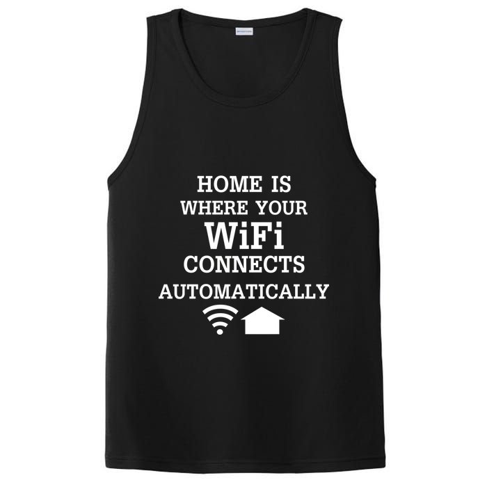 Home Is Where Wifi Connects Automatically PosiCharge Competitor Tank