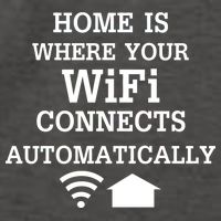 Home Is Where Wifi Connects Automatically Vector Backpack