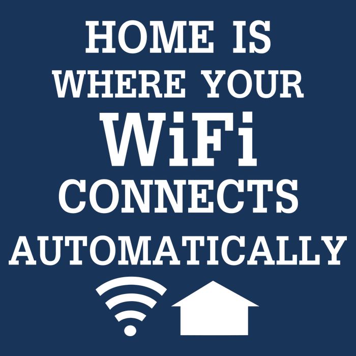 Home Is Where Wifi Connects Automatically Infant Baby Jersey Bodysuit