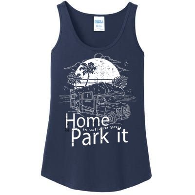 Home Is Where You Park It Ladies Essential Tank