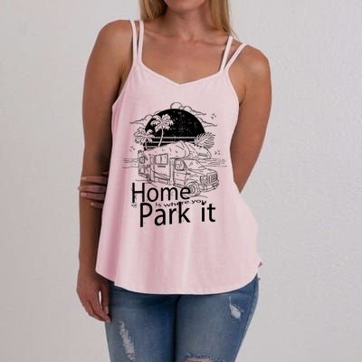 Home Is Where You Park It Women's Strappy Tank