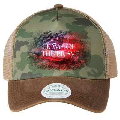 Home Of The Brave Legacy Tie Dye Trucker Hat