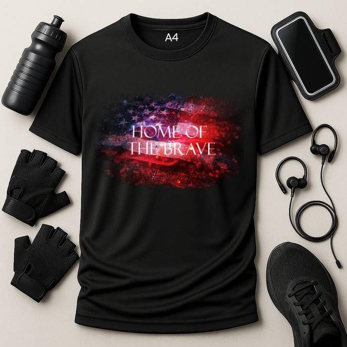 Home Of The Brave Cooling Performance Crew T-Shirt