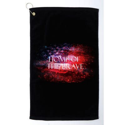 Home Of The Brave Golf Towel