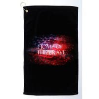 Home Of The Brave Golf Towel